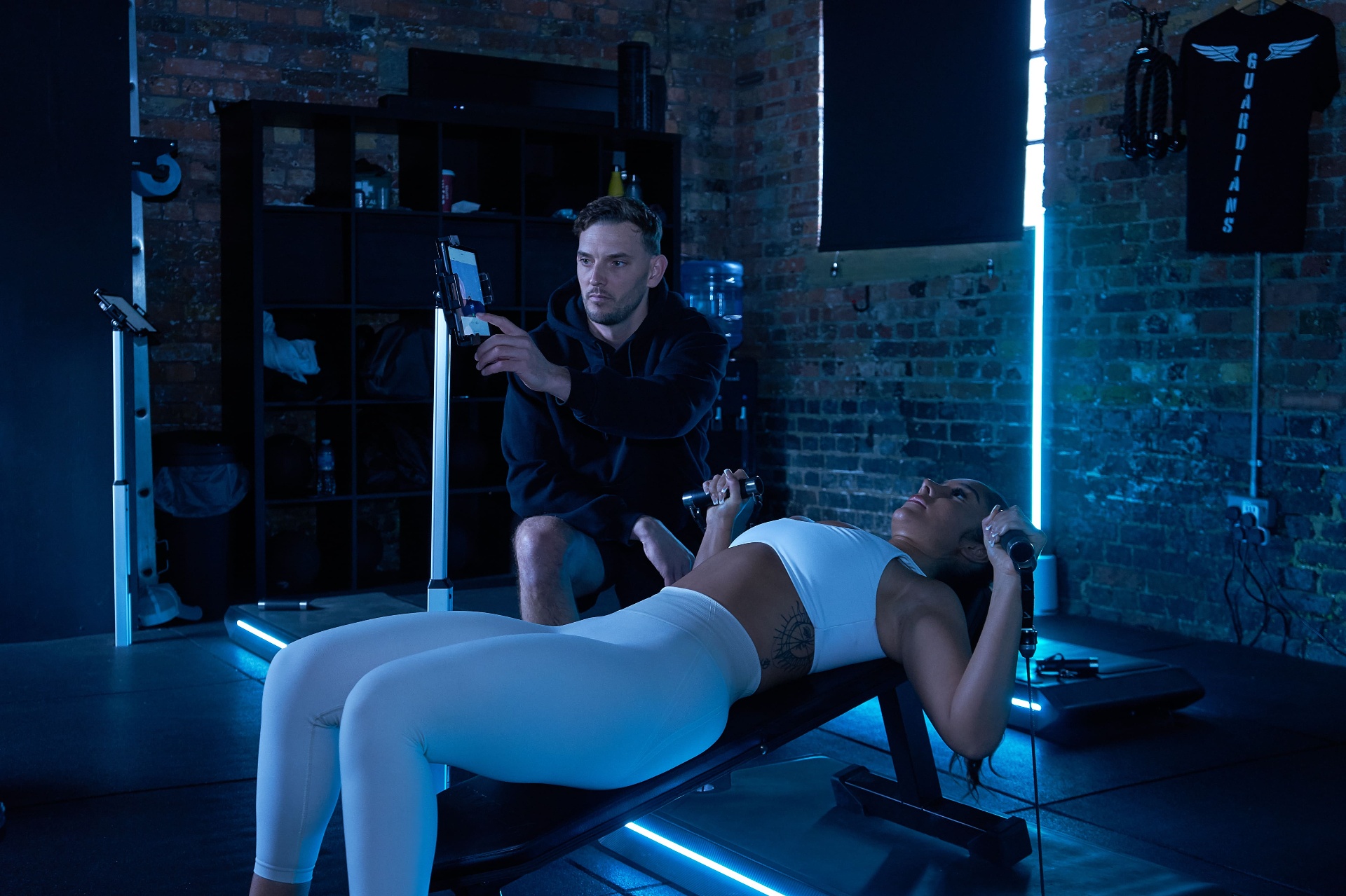 Camden studio interior — modern industrial premium fitness and wellness space